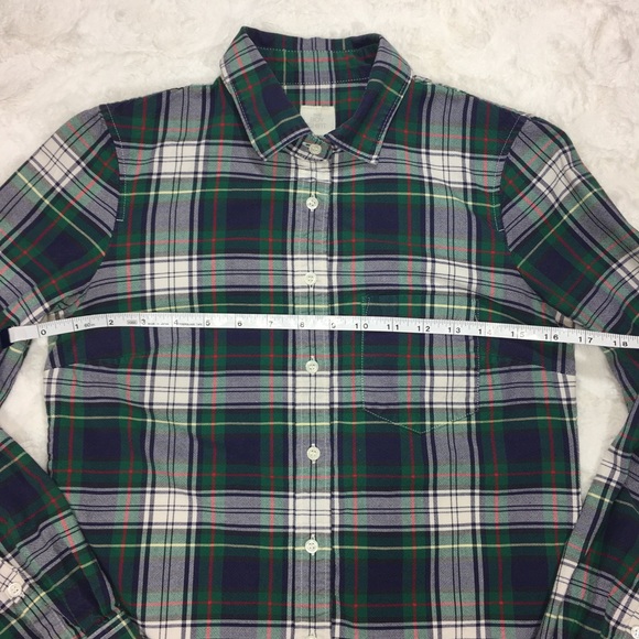 J. Crew Boy Shirt in Carrick Tartan Button Down - Picture 6 of 7